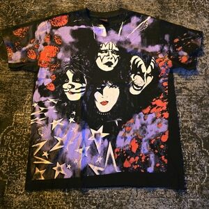 All Over Print Kiss shirt